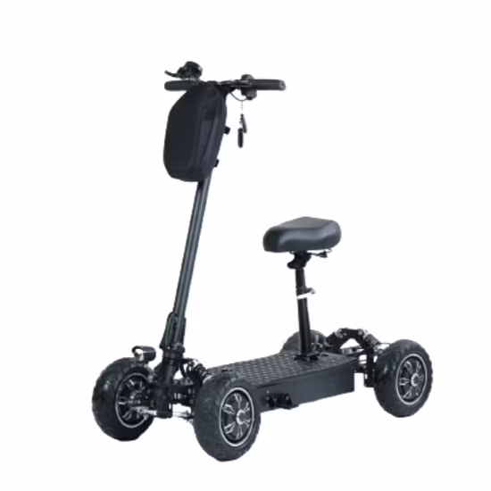 Mobility Scooter de 4 rodas Scooter elétrico com aprovação EEC para adultos deficientes Scooter com motor de 1000 W e velocidade máxima a 25 km/h